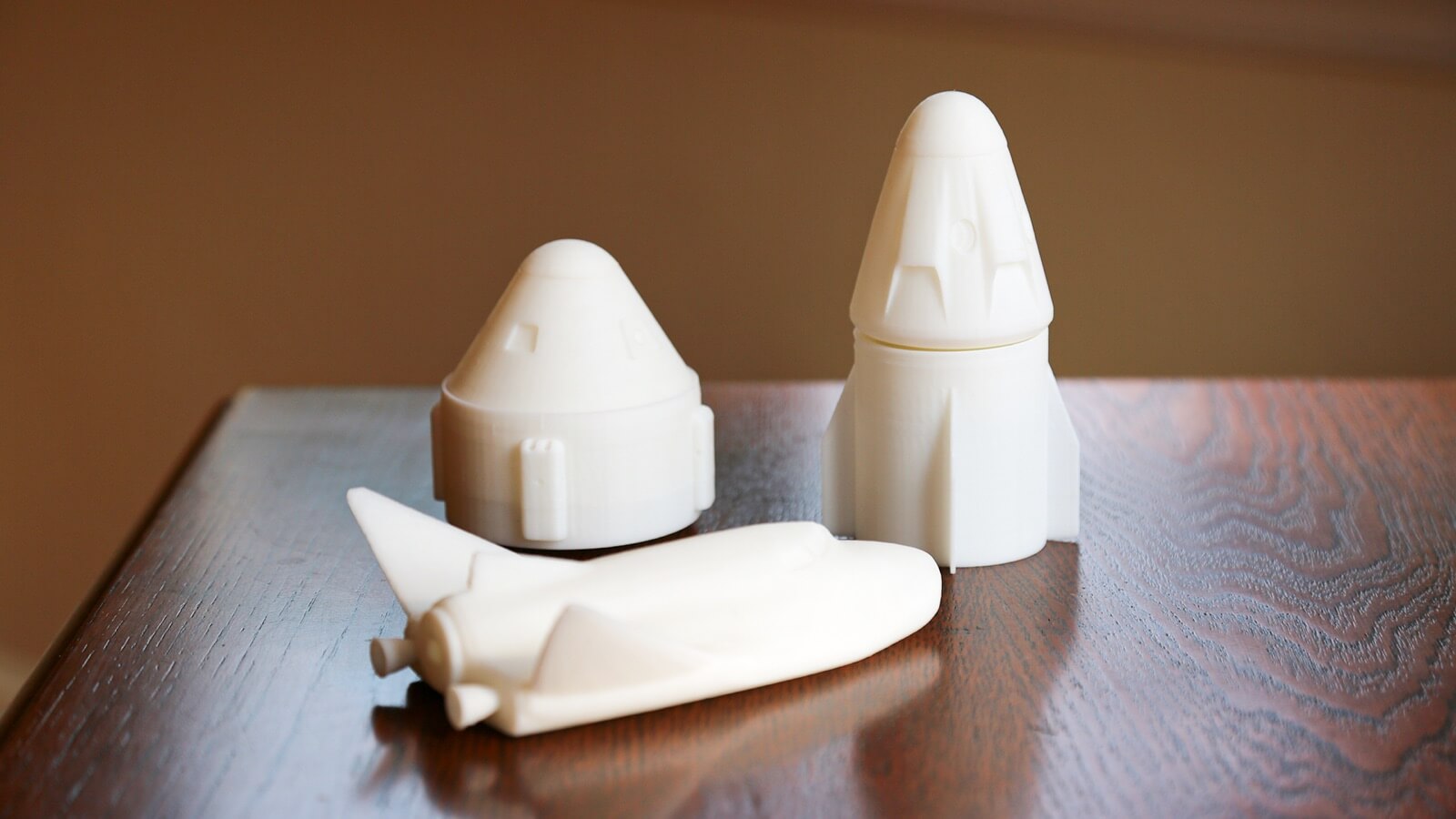 Commercial crew spacecraft 3D prints