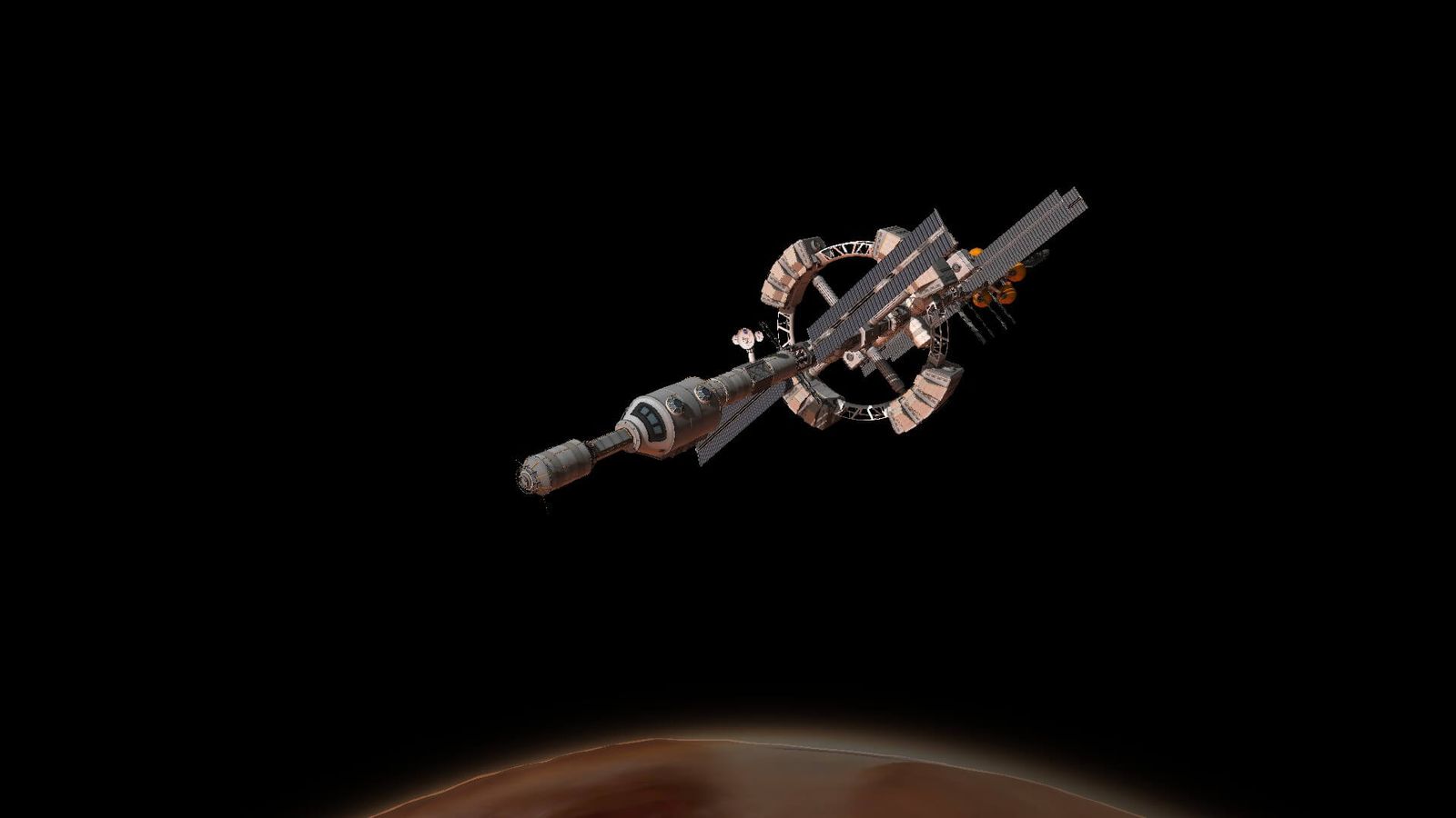 Hermes in low orbit