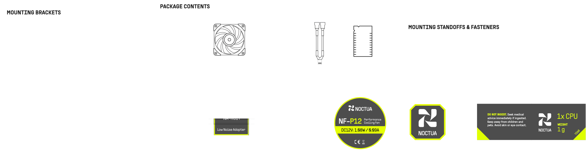 Noctua redesigned graphic system