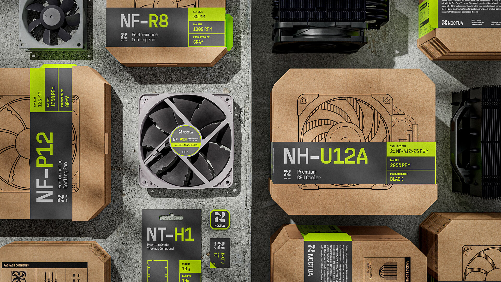 Noctua redesigned packaging hero