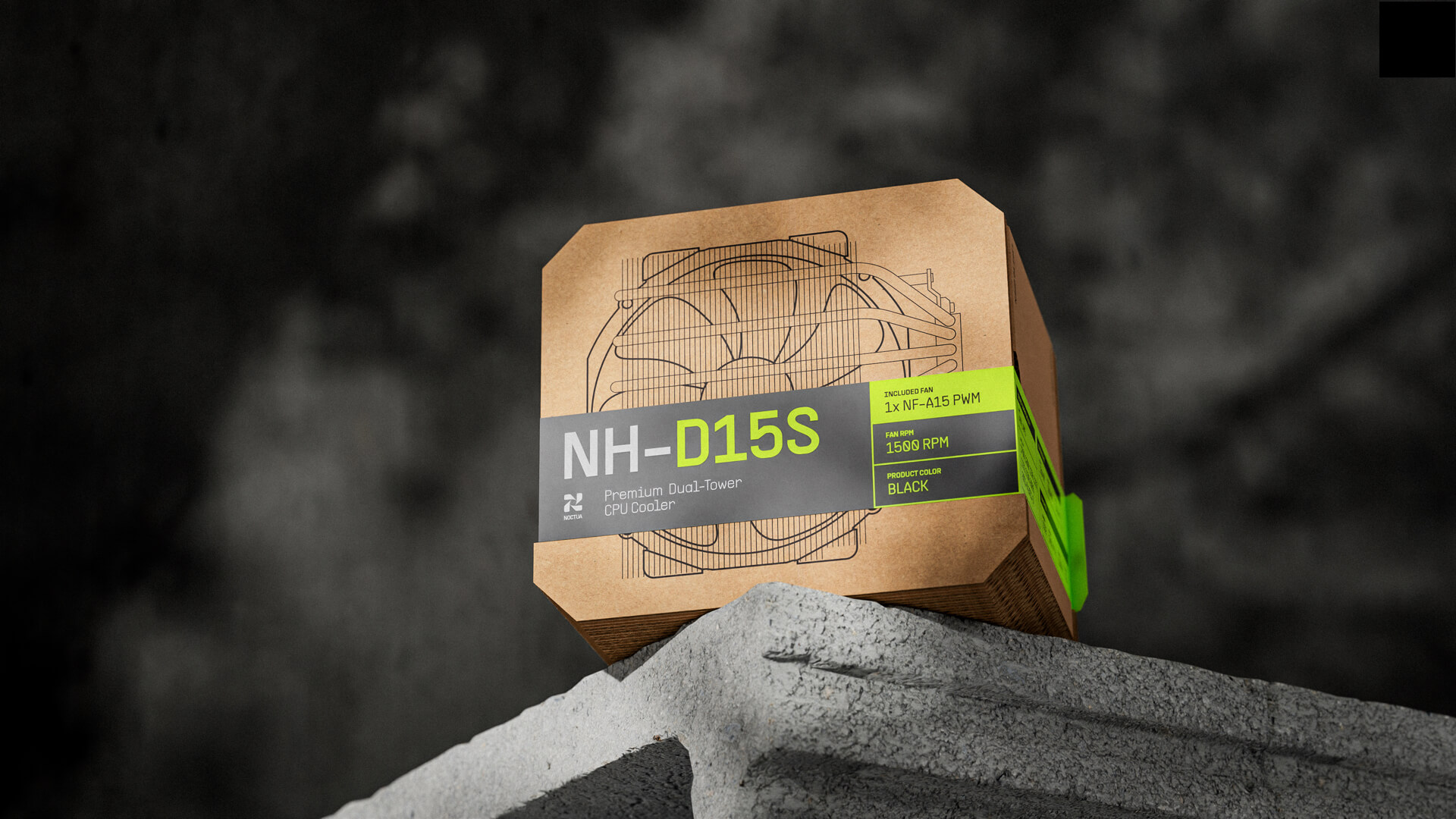 Noctua packaging render