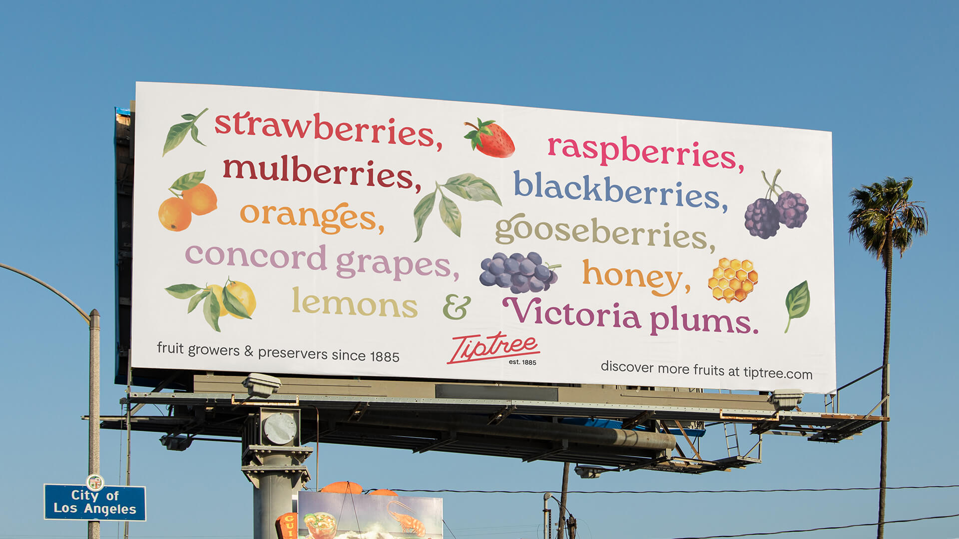 Tiptree billboard advertisement