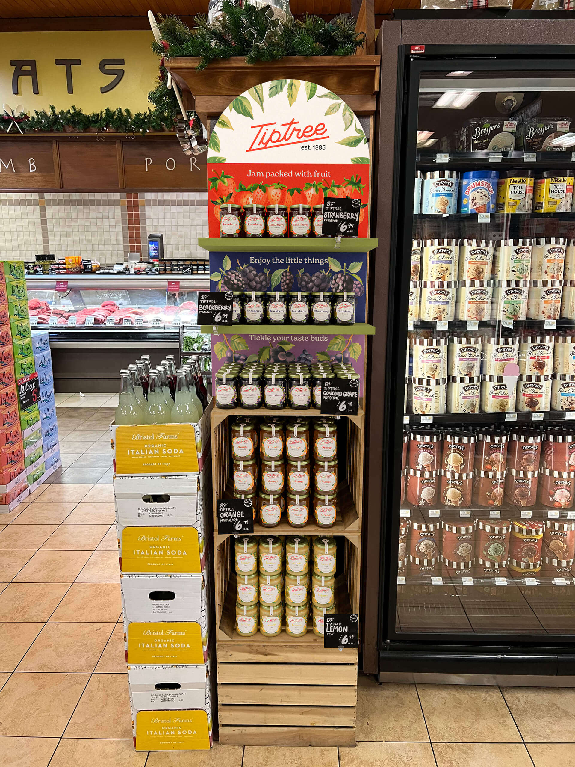 Tiptree in-store display stand