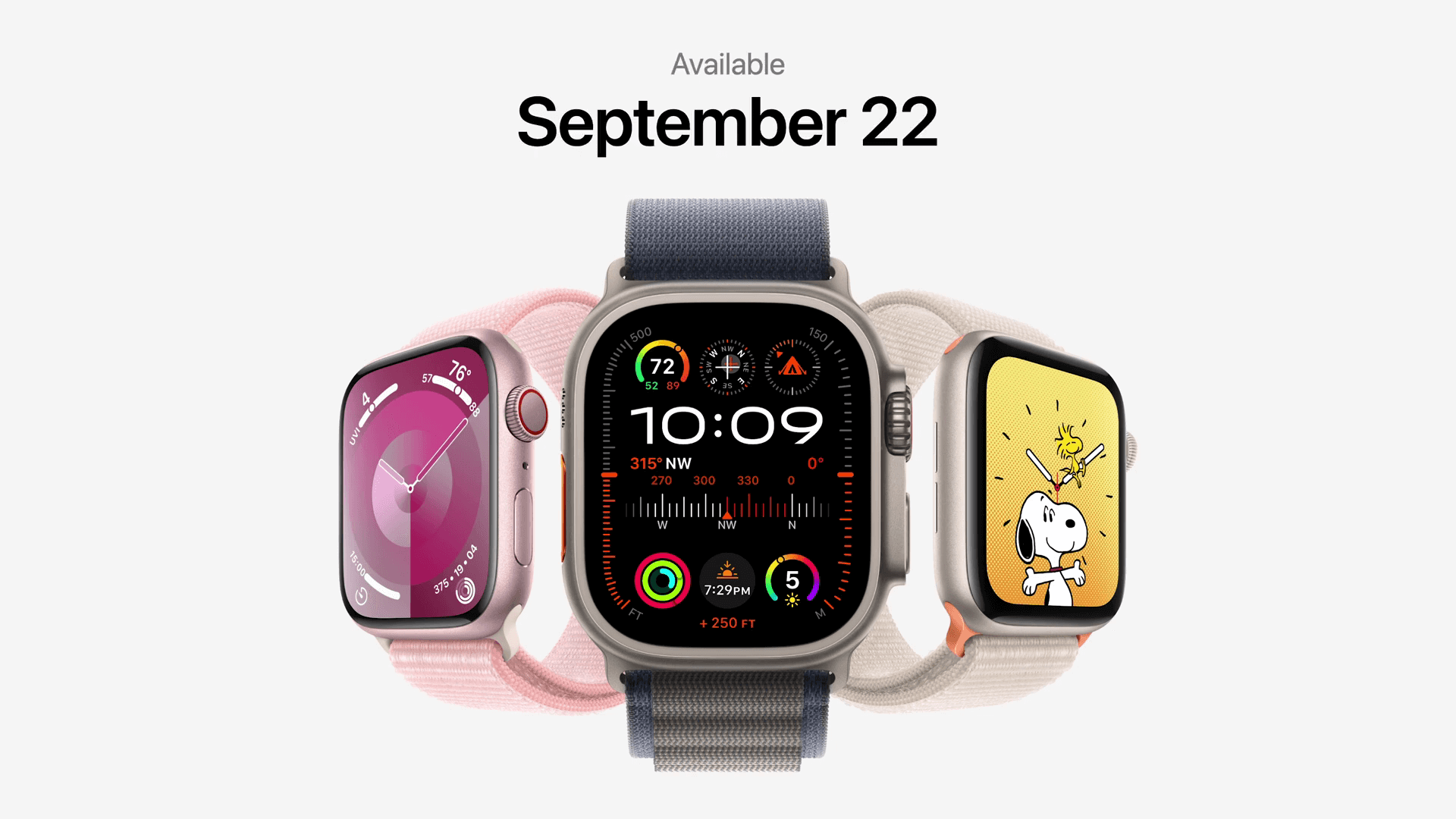 Apple Watch Series 9 family lineup